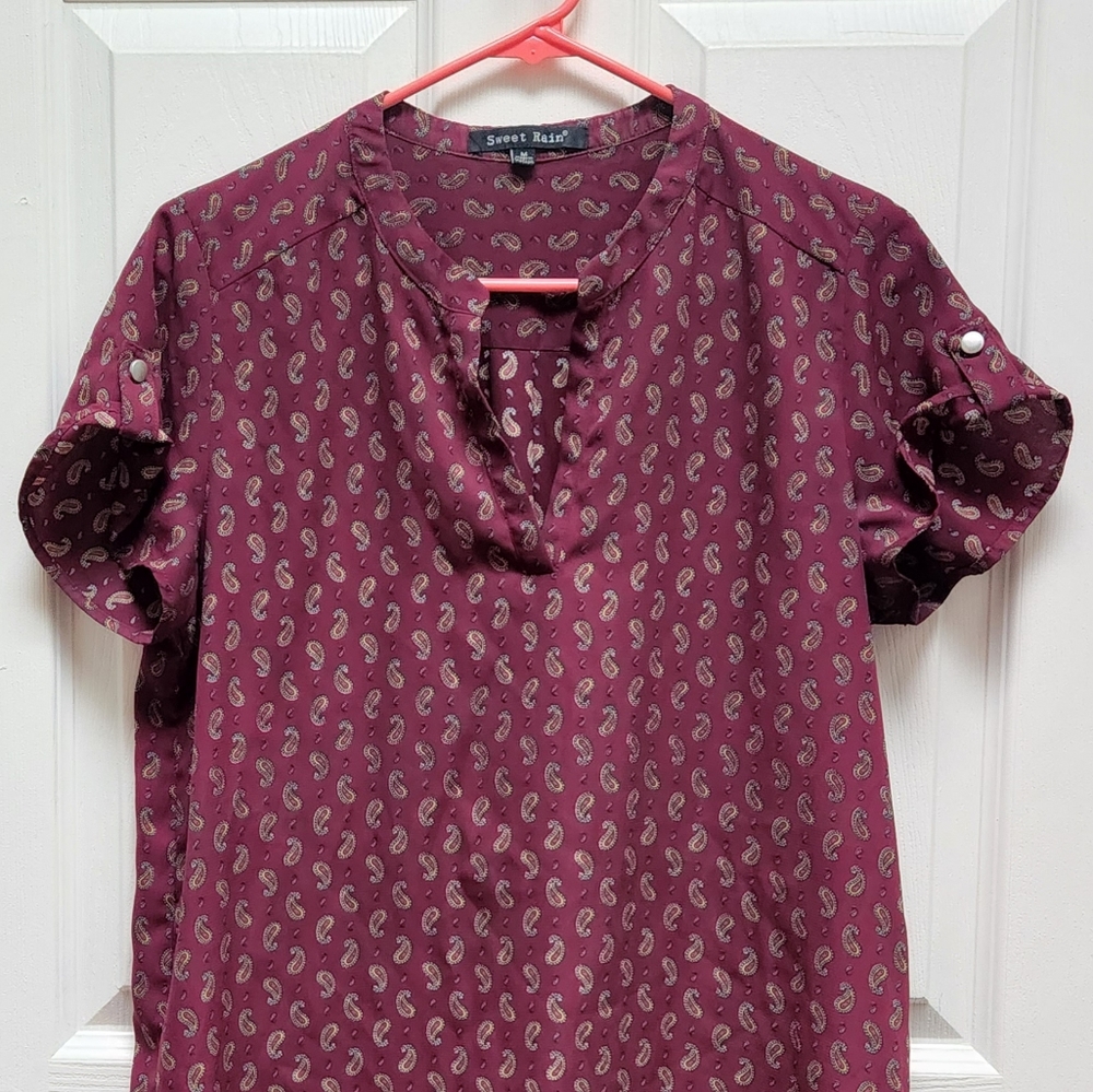 Modcloth Sweet Rain Paisley Tunic